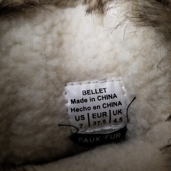 Mix No. 6 Bellet Women's Snow Boots White/Tan Size US-7 - Picture 12 of 13